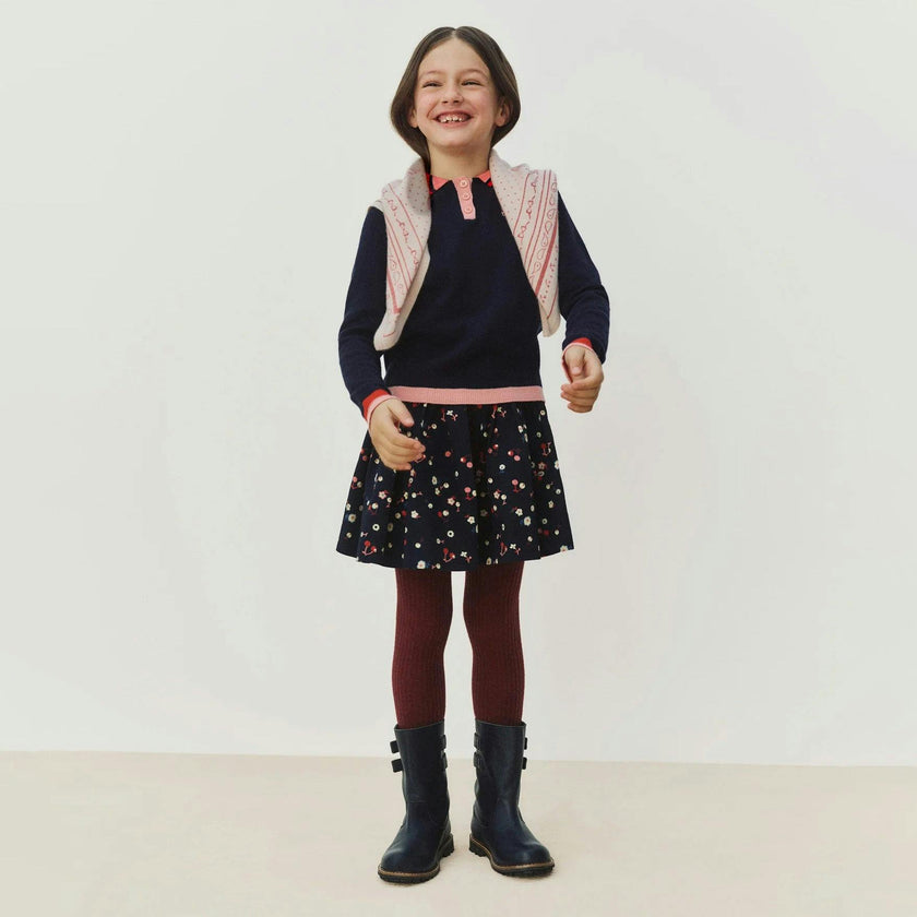 BONPOINT Cherries Suzon Skirt - Multi