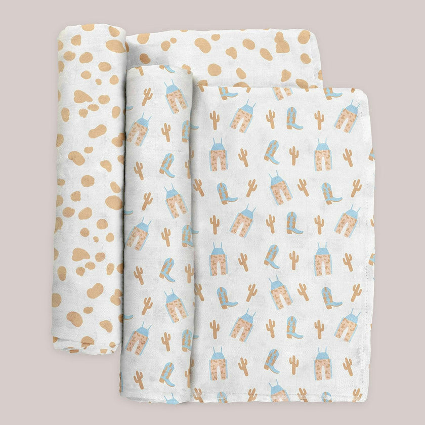 JuJuBe × Studio Oh! Printed Swaddle Blanket Sets