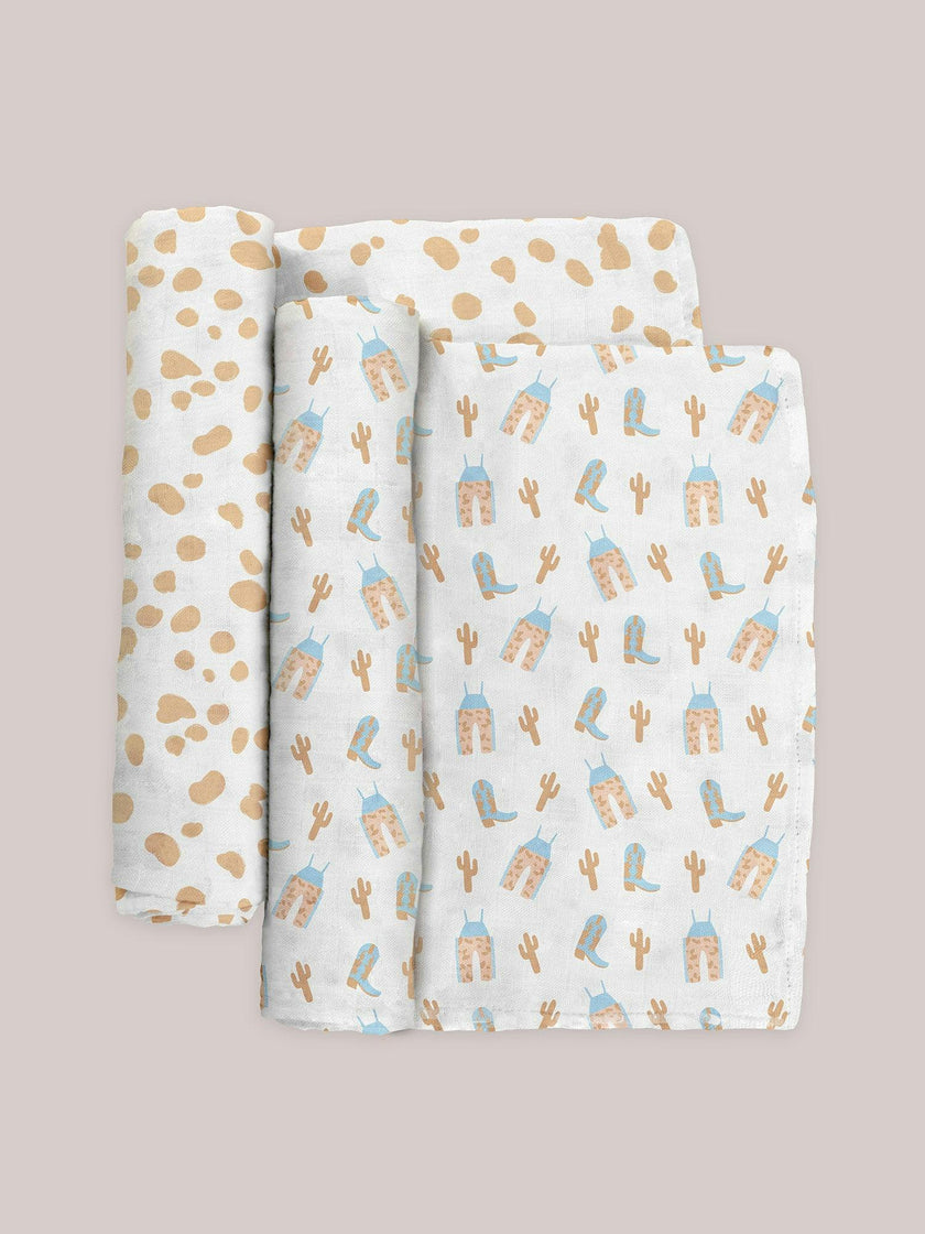JuJuBe × Studio Oh! Printed Swaddle Blanket Sets