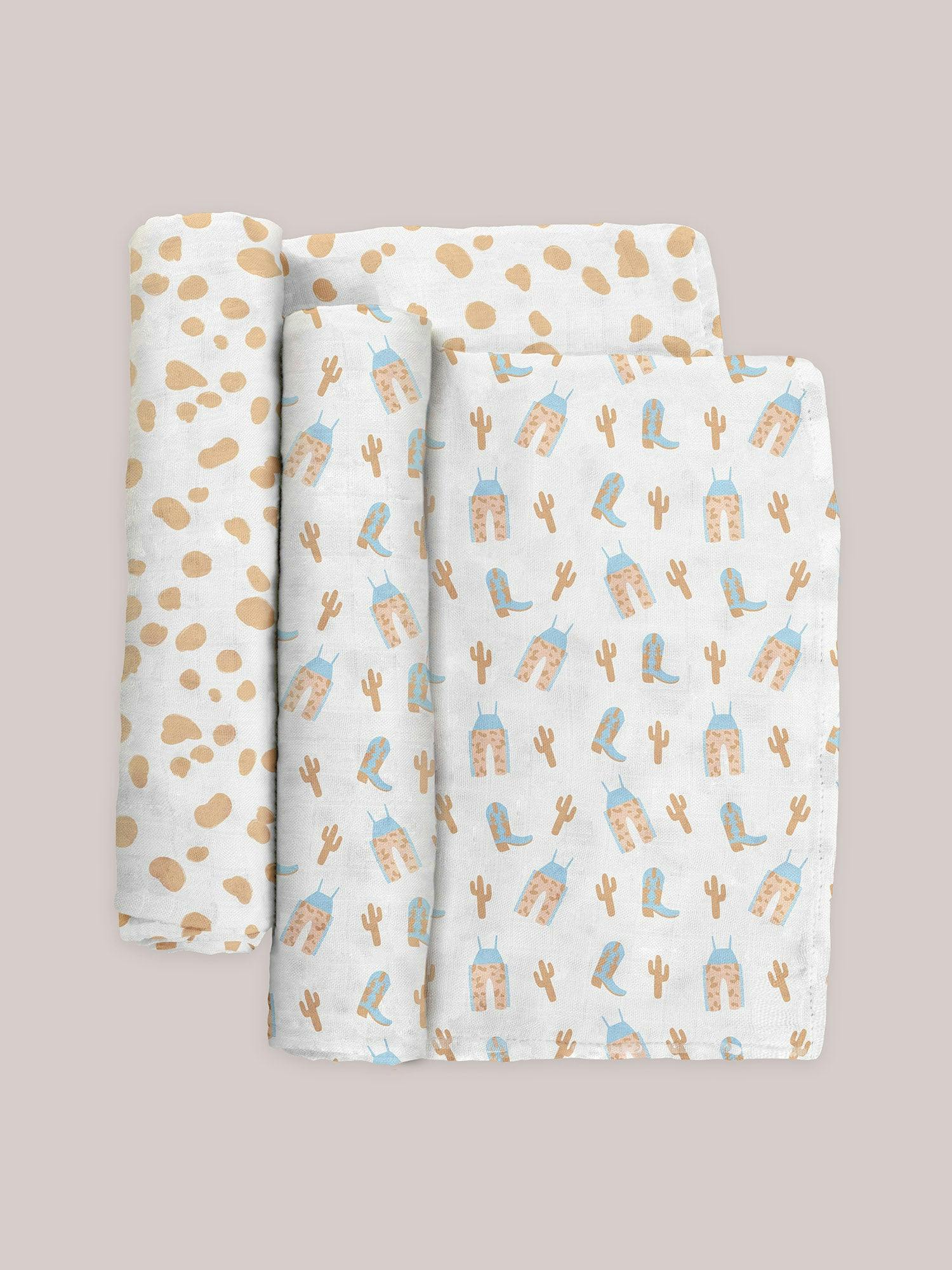 JuJuBe × Studio Oh! Printed Swaddle Blanket Sets