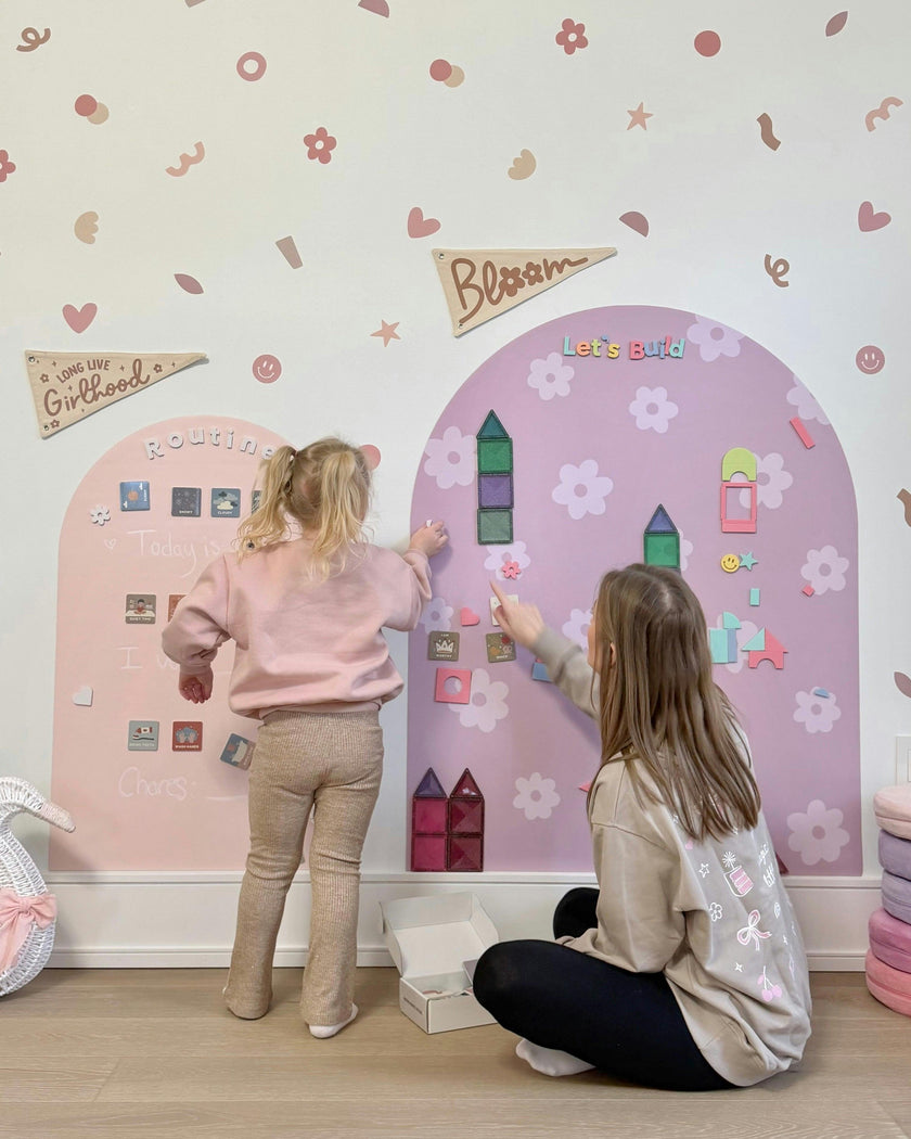 MEGA Magic Playwall - Arch Magnetic Wall Decal for Kids