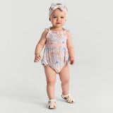 Agatha Sleeveless Bow Bubble Romper