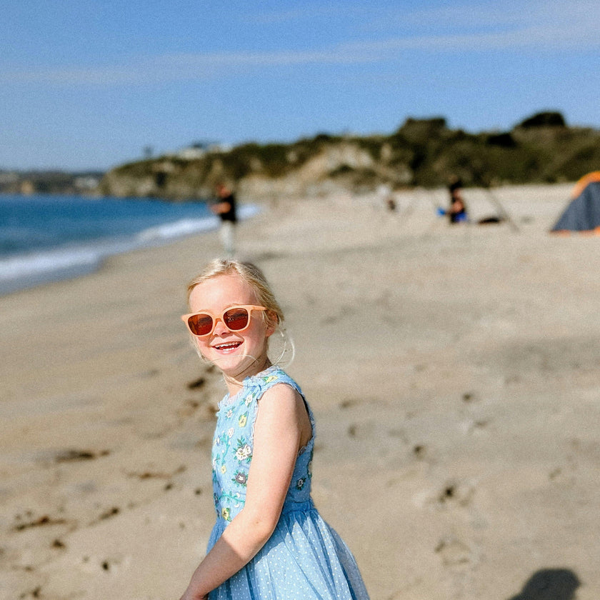 Classic Wayfarer Sustainable Sunglasses | Bio-Based · Bendable · Polarized | Child | 3-8 Y | Sunset