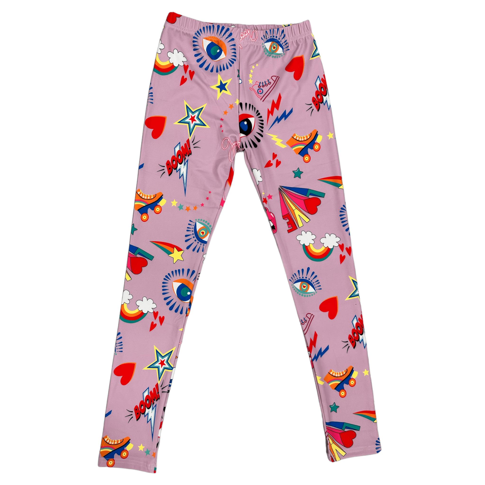 Good Vibes Crop Tank And Legging Sport Set