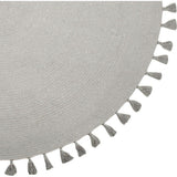 Josephine Hand-Woven Tassel Braided Round Rug
