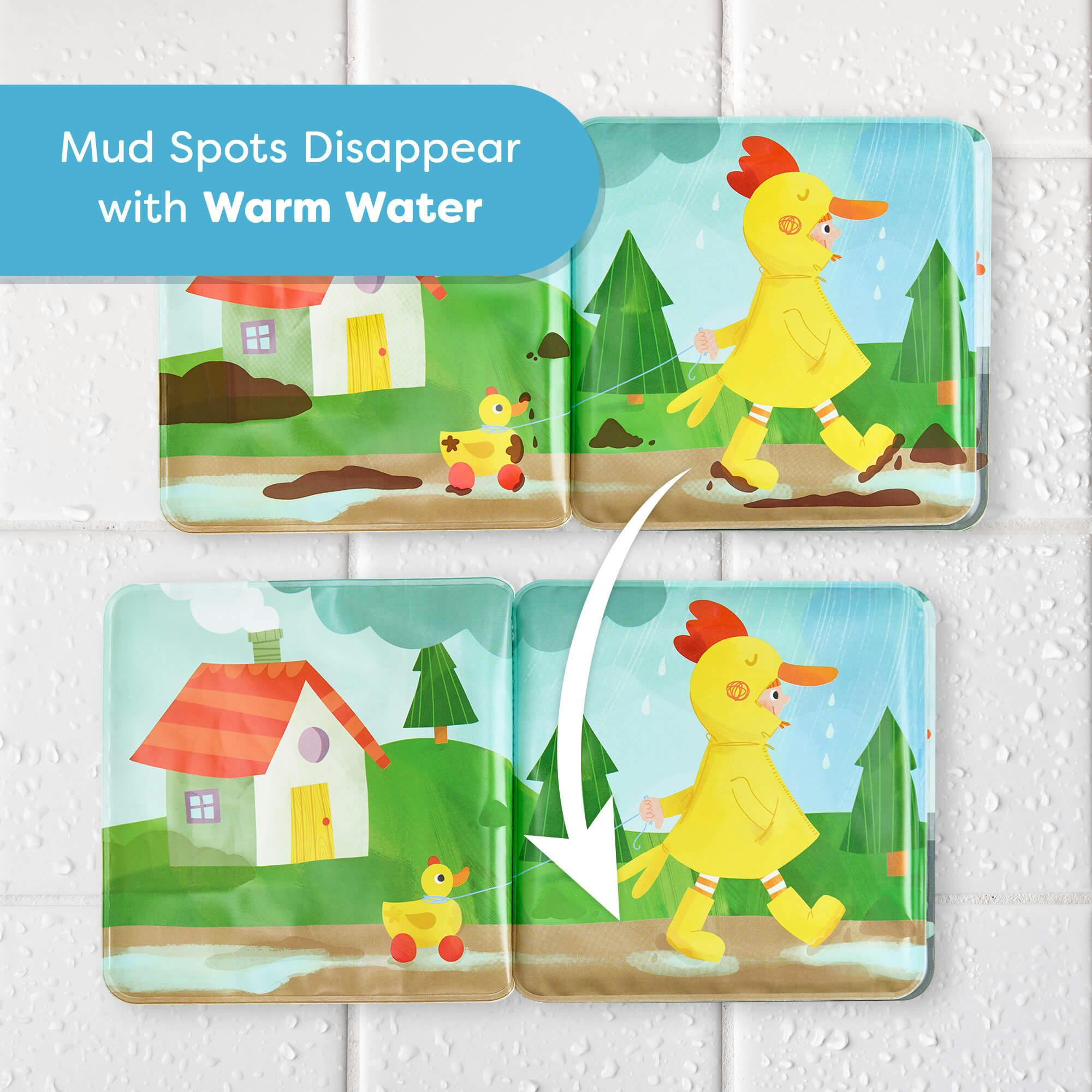 Toddler Bath Book Bundle - Set of 3 Magic Color Changing Bath Books