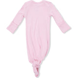 Solid Romance Rose Rib - Knotted Gown and Headband