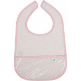 The Wipe It Bib in Pink Gingham