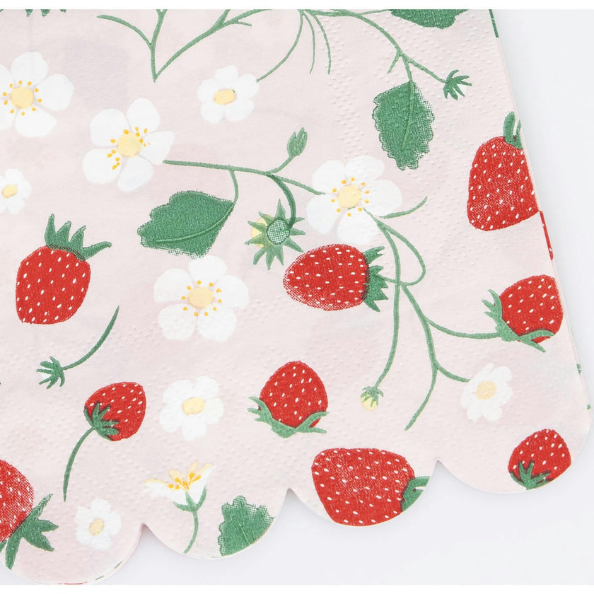 Strawberry Pattern Guest Towels