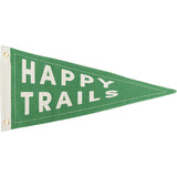 Camp Explorer Happy Trails Canvas Pennant
