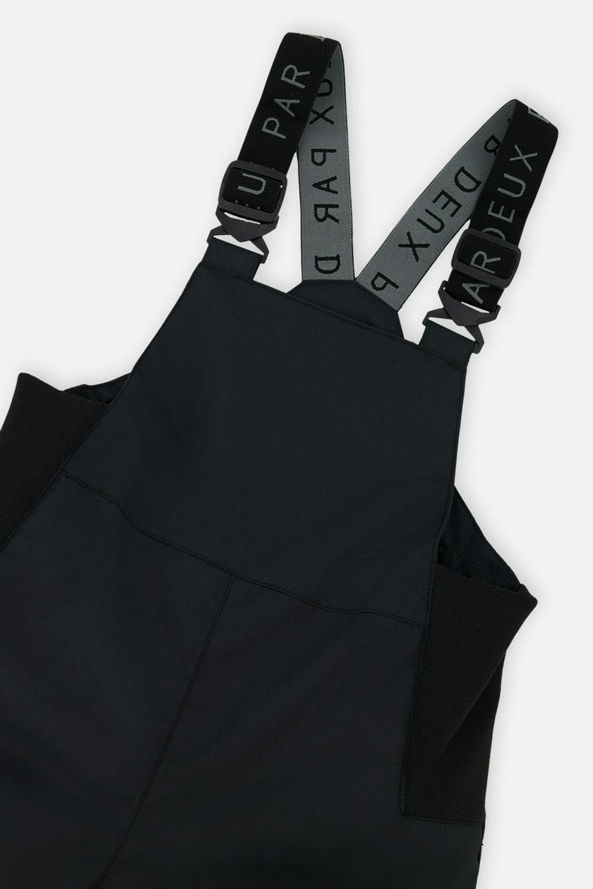 Two Piece Discover Snowsuit Black Brown and Blue