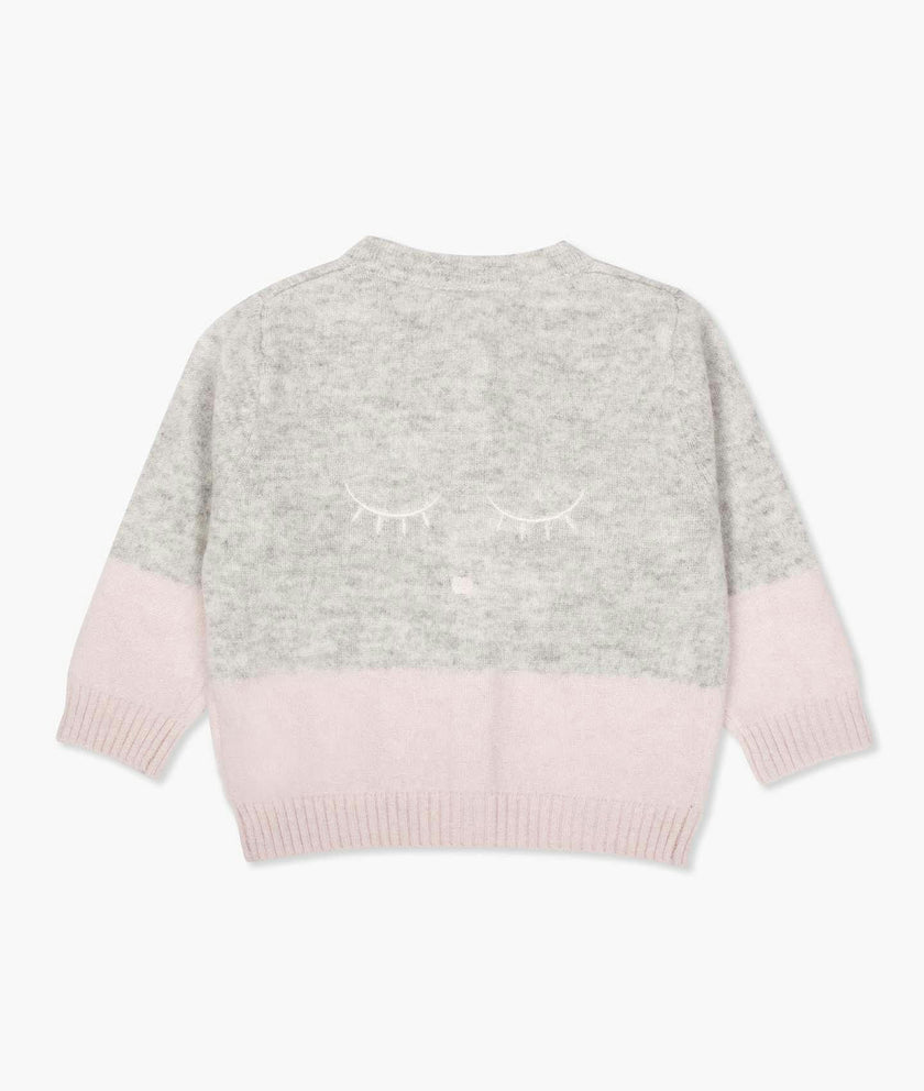 Round Neck Cashmere Cardigan