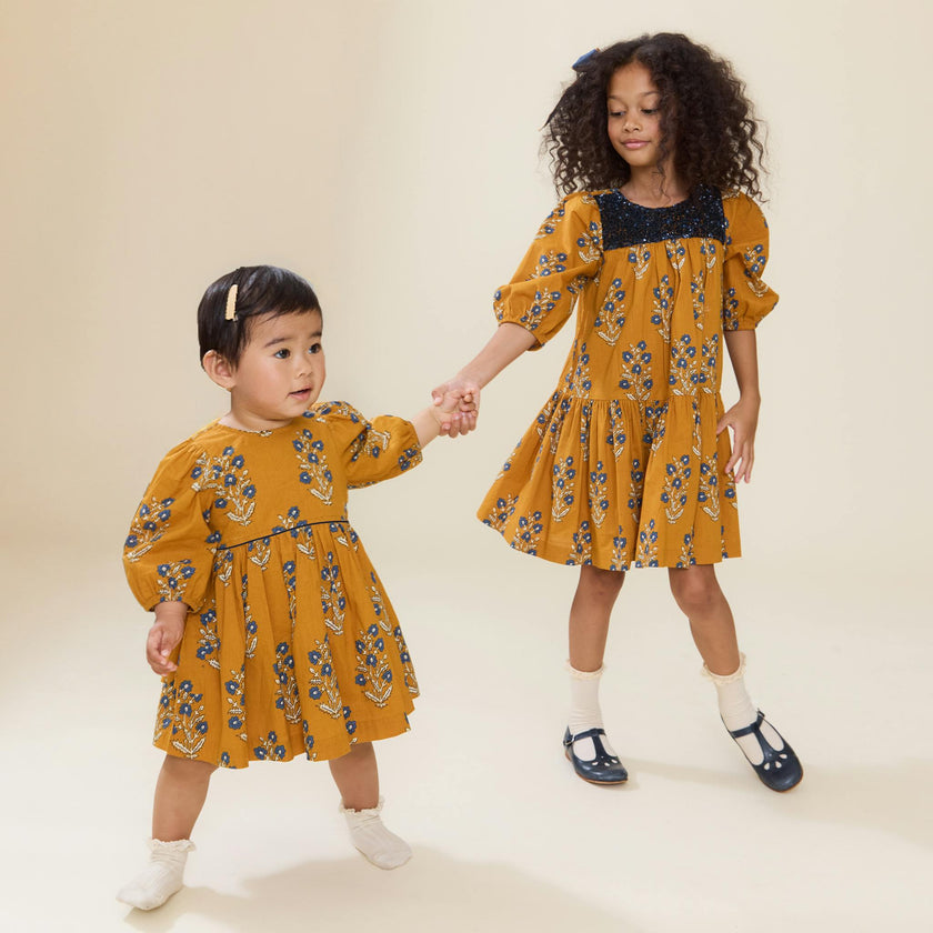 Baby Girls Brooke Dress Set - Harvest Dewdrop