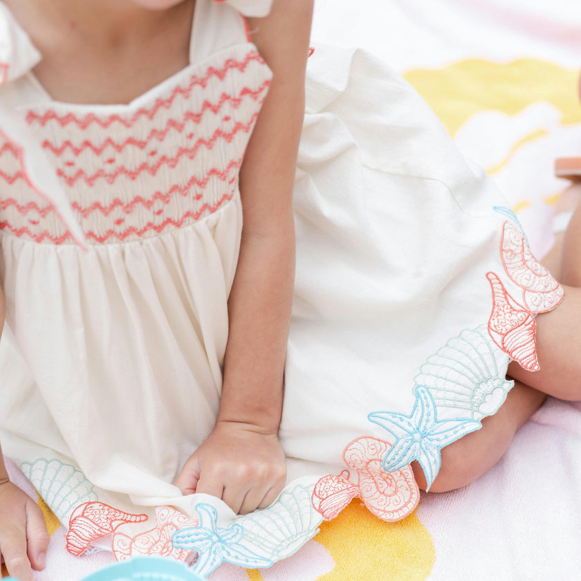 Margot Girl Dress - Shells