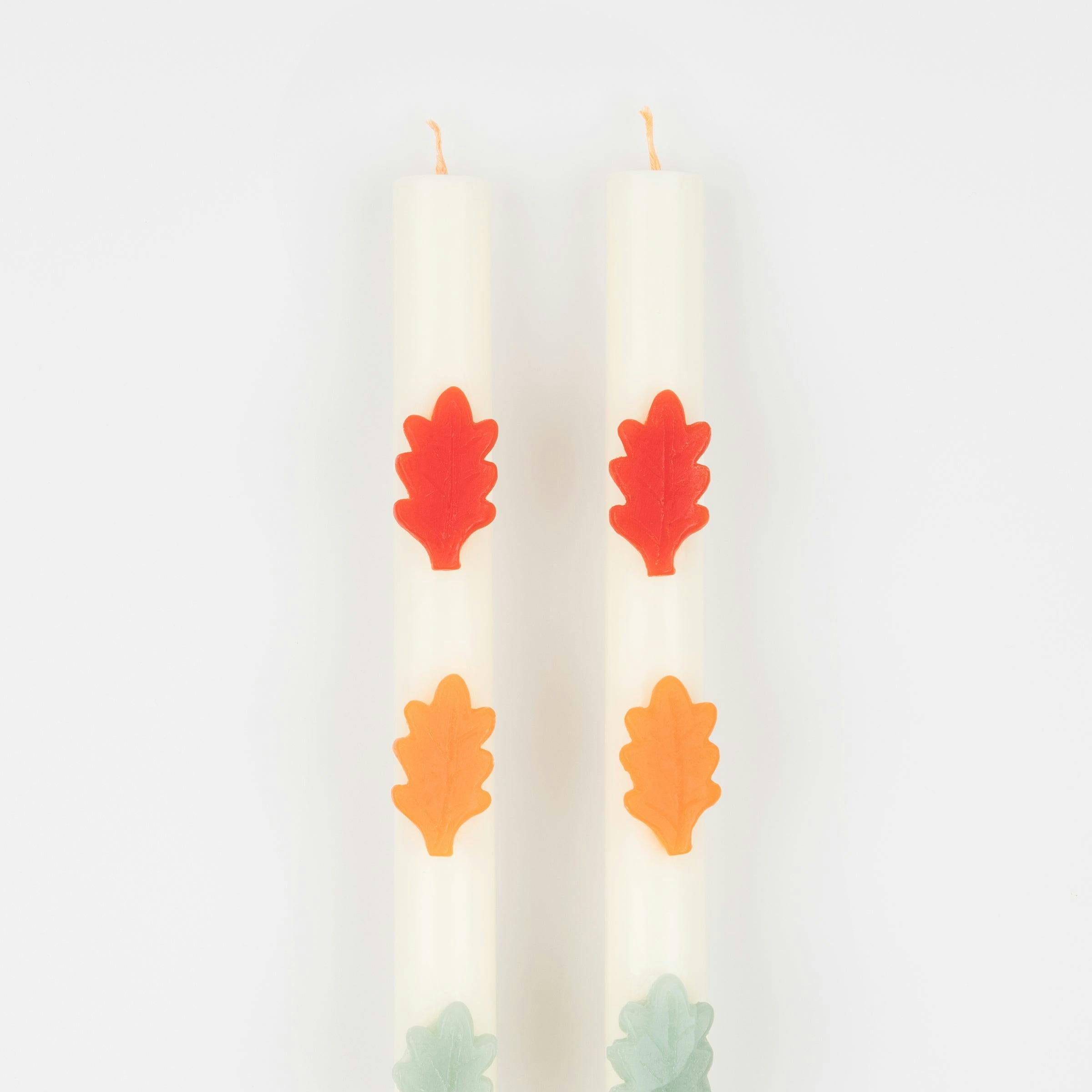 Leaf Table Candles