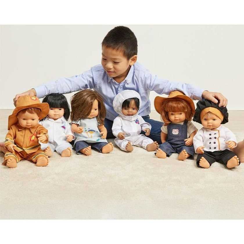 Boy Baby Doll with Down Syndrome - 12 5/8"
