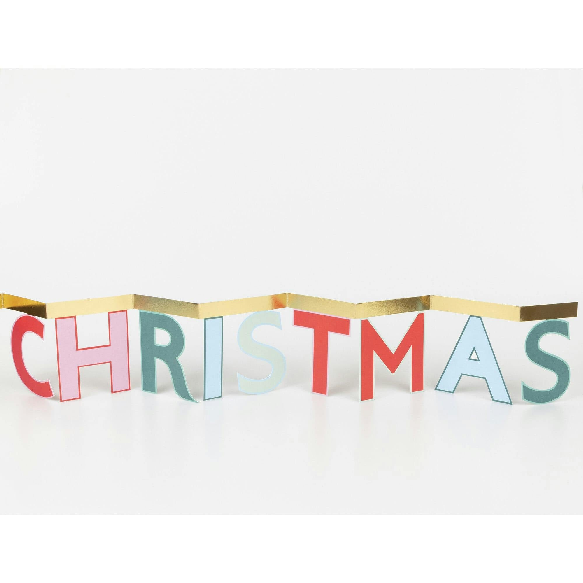 Merry Christmas Concertina Card