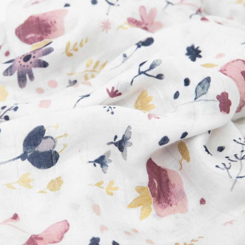 Deluxe Muslin Swaddle Blanket - Fairy Gardens