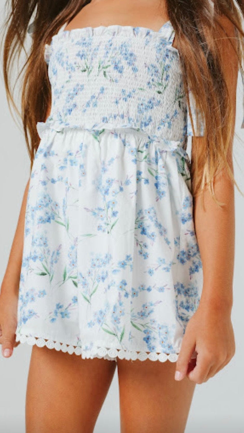 Shellona romper in blue