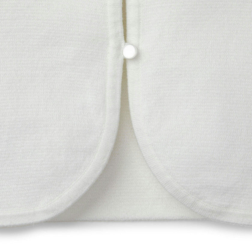 Organic Curved Hem Cardigan