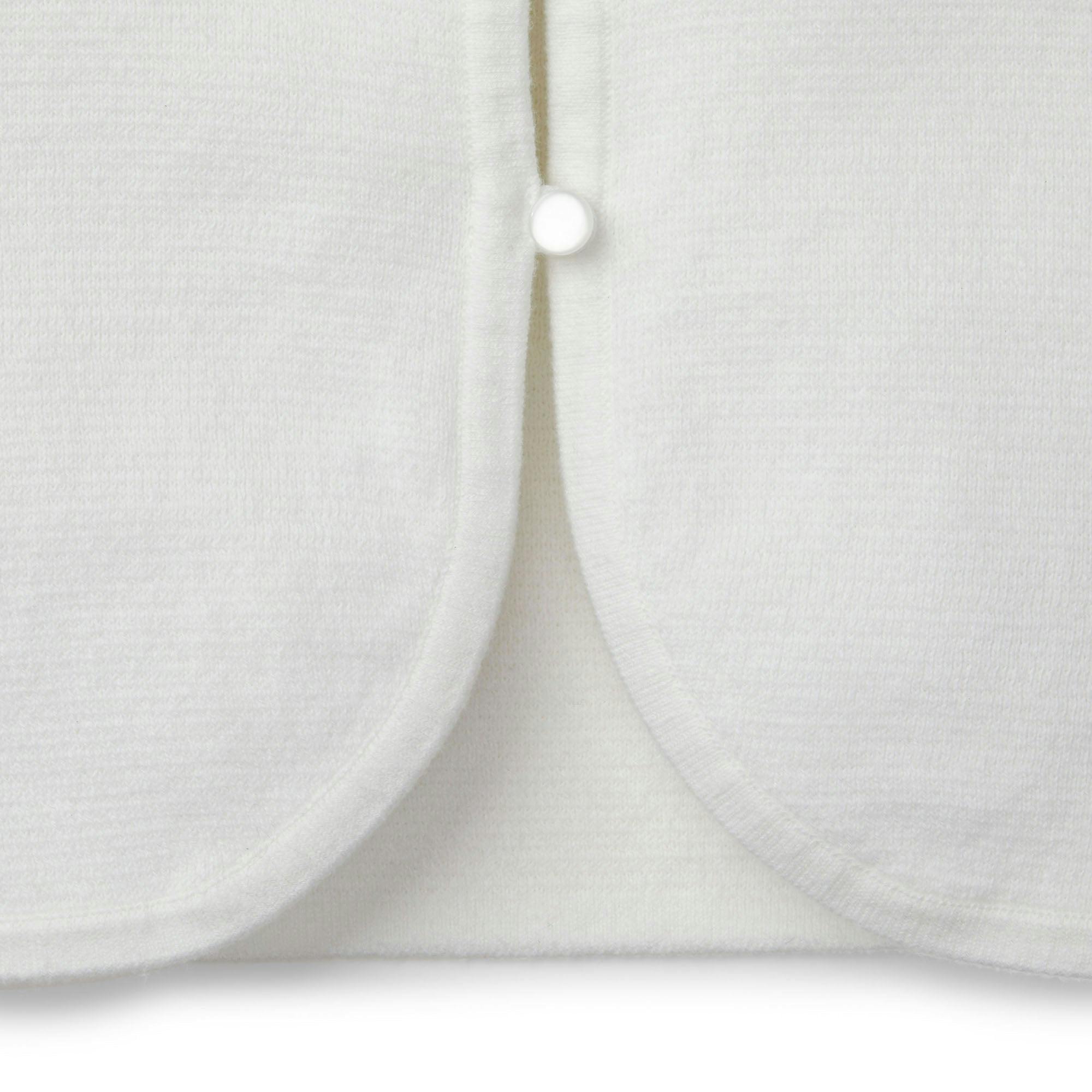 Organic Curved Hem Cardigan