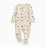 Monkeys Clever Zip Romper