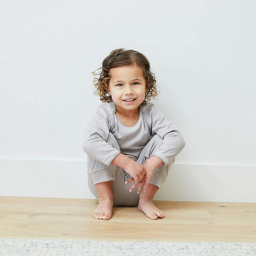 Rib Lap Tee and Legging Set
