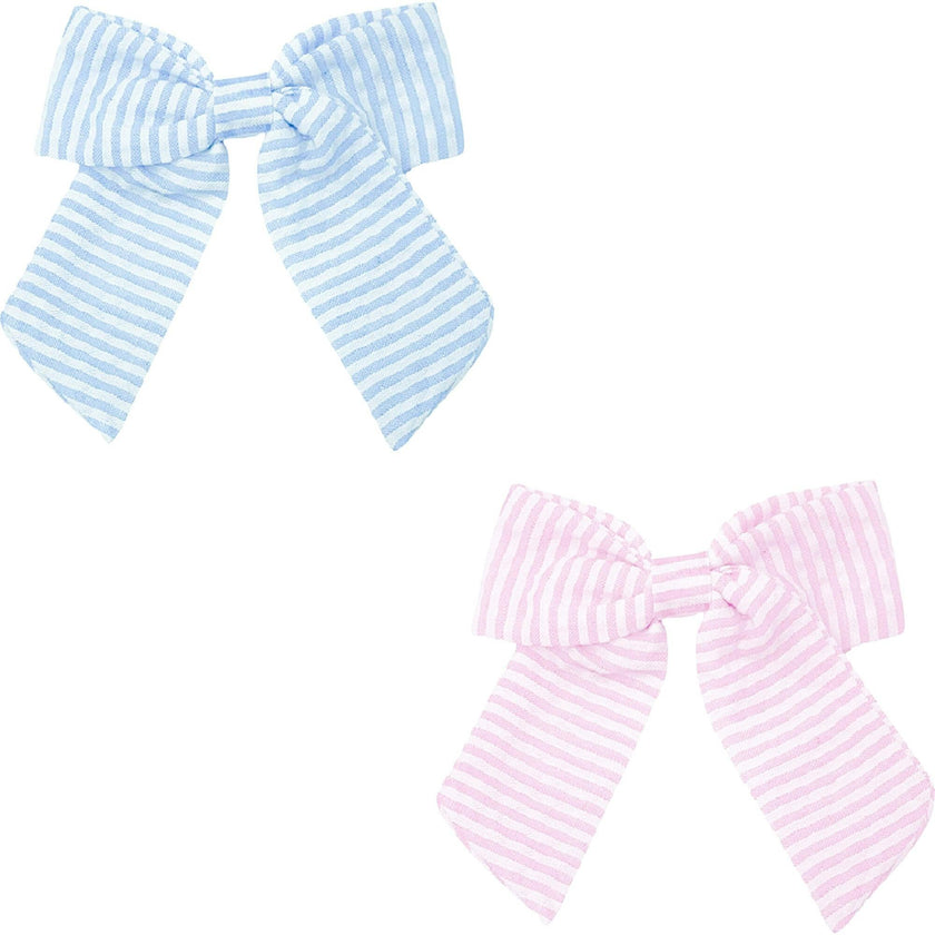 Seersucker Hair Bow
