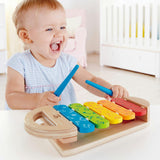 Rainbow Xylophone Wooden Kids Musical Instrument Toy