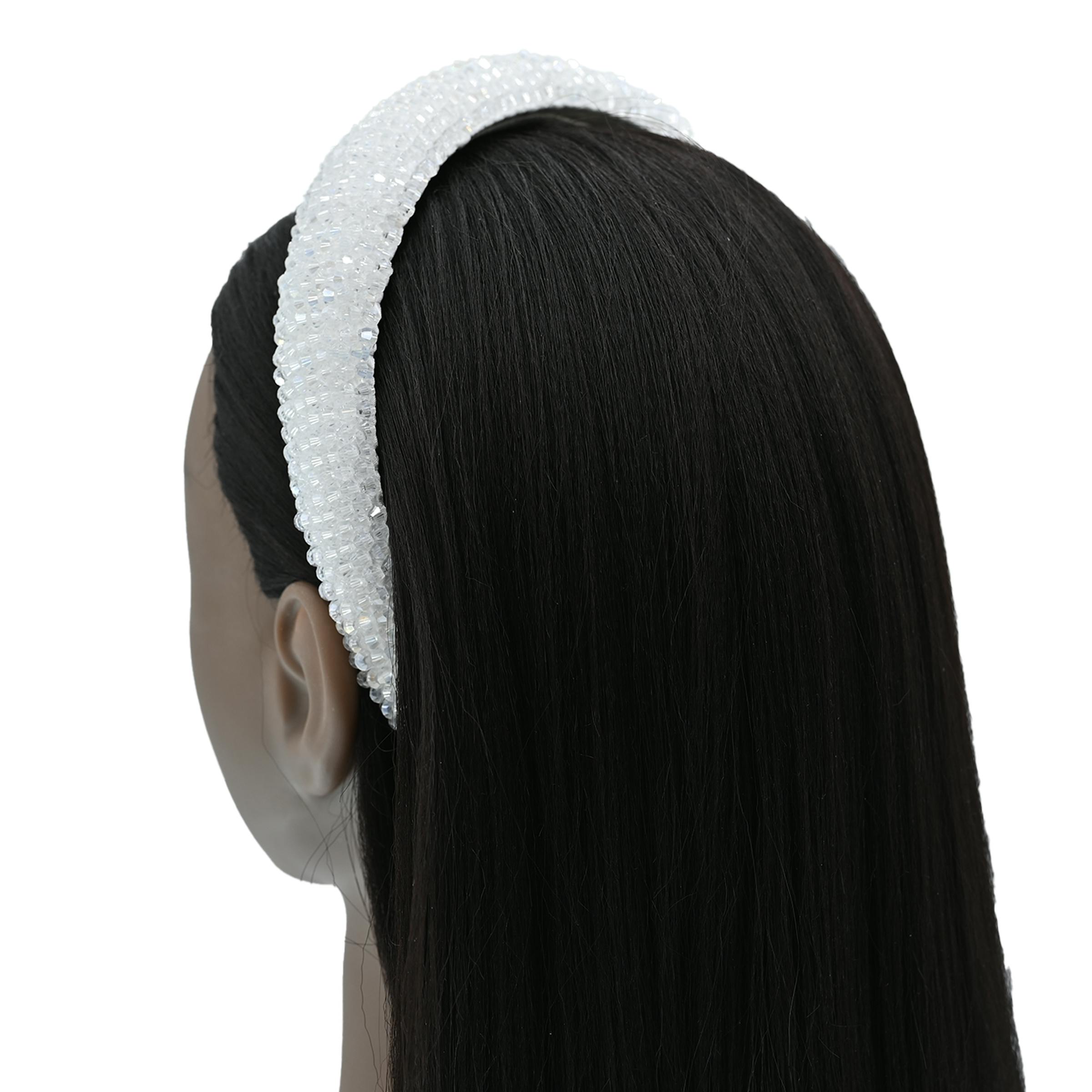 Multicolored Gemstone Lined Headband