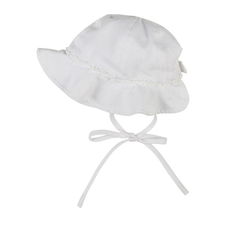 Finewale Pique Hat With Bow Trim