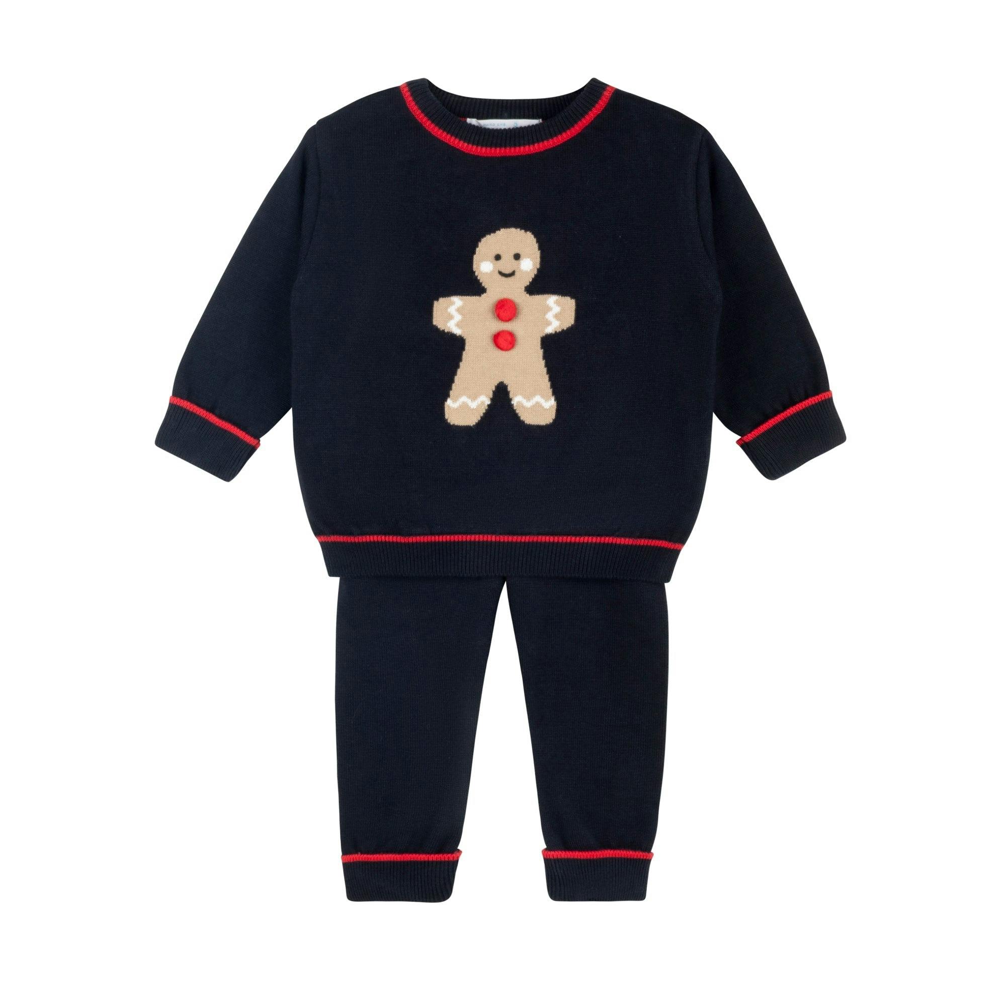 Boys Gingerbread Knit Set