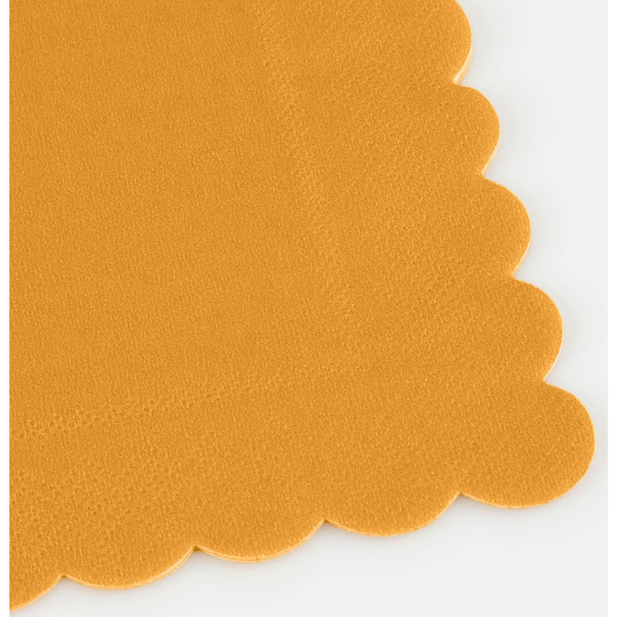 Harvest Yellow Large Napkins