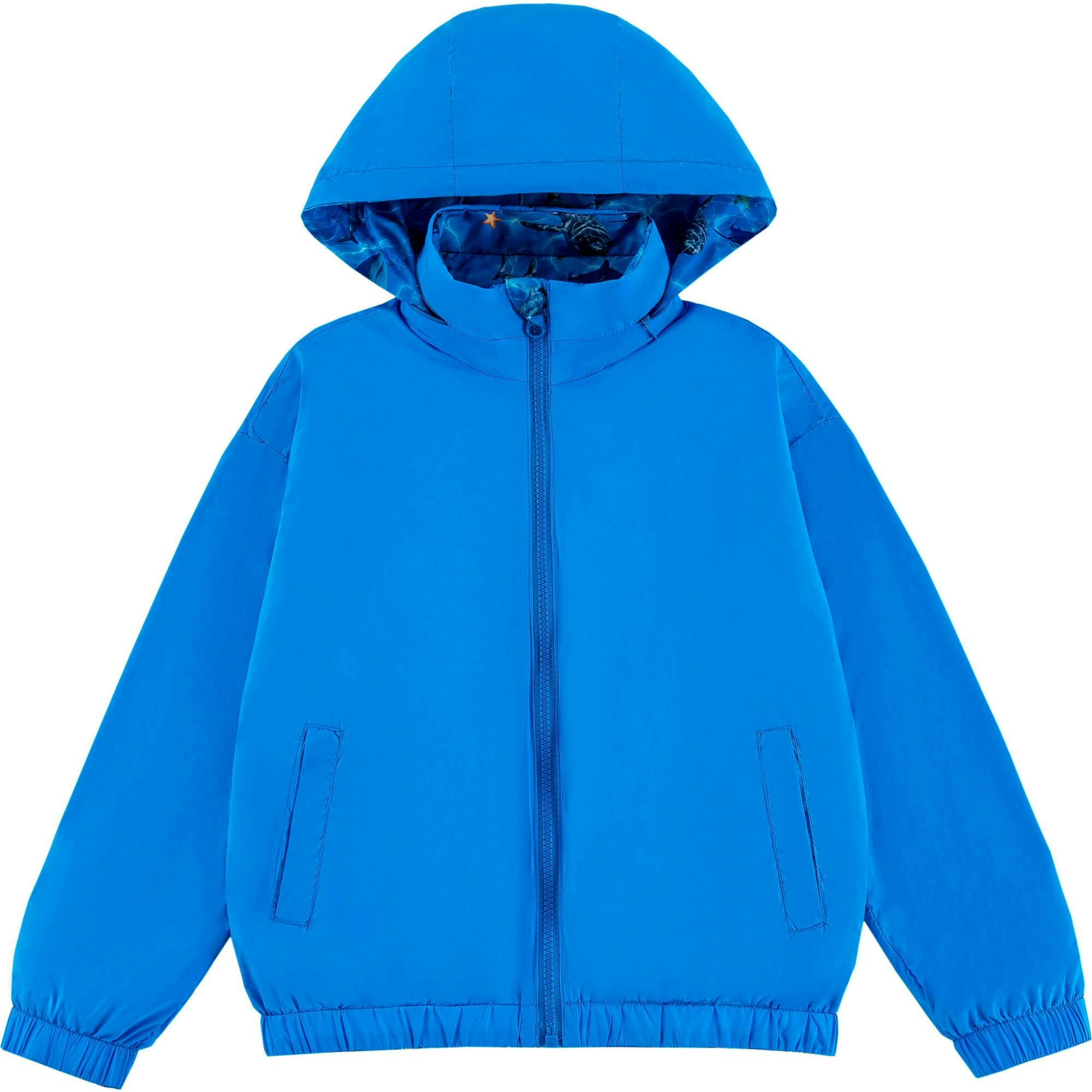 Max Reversible Rain Jacket Windbreaker, Sharks