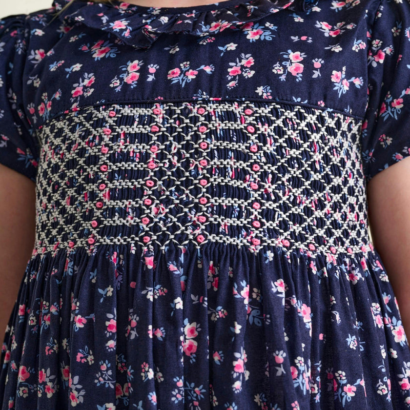 Smocked Girls Dress Mary