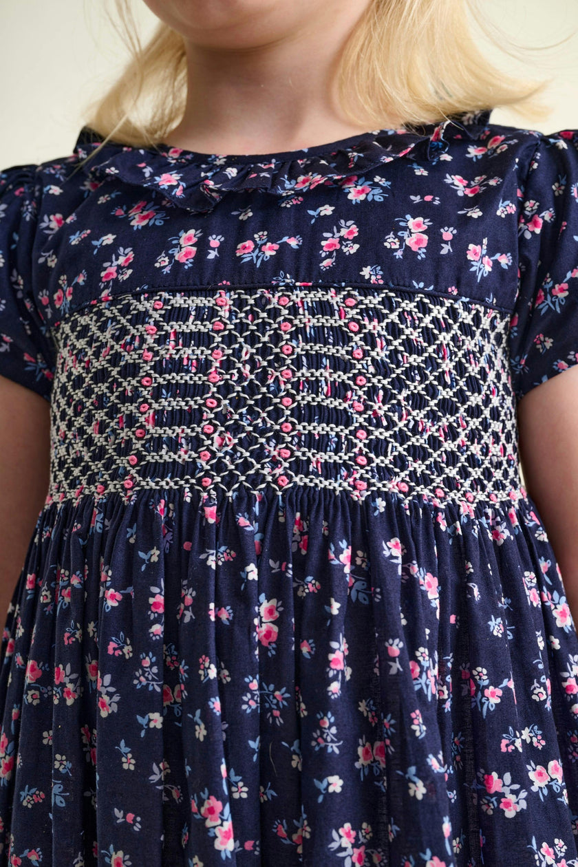 Smocked Girls Dress Mary