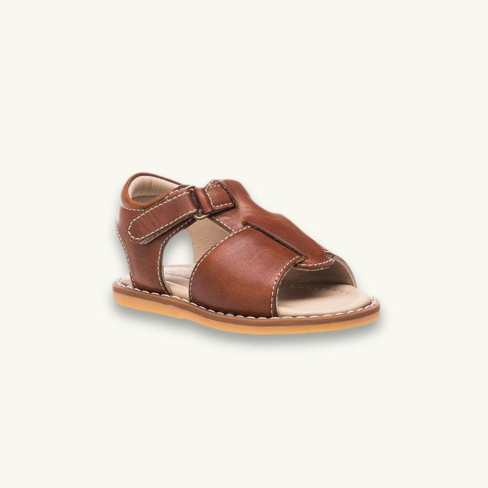 Toddler Boy Sandal | Natural Leather