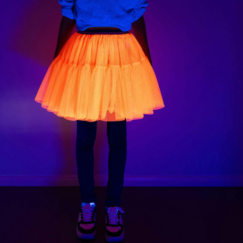 Jr Star Long Orange Glow Adult Skirt