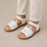 Bunny Sandal | White Leather