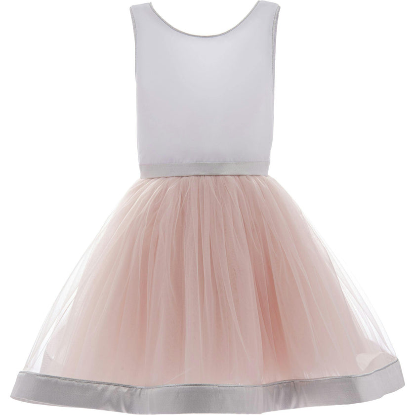 White Emory Bow Dress