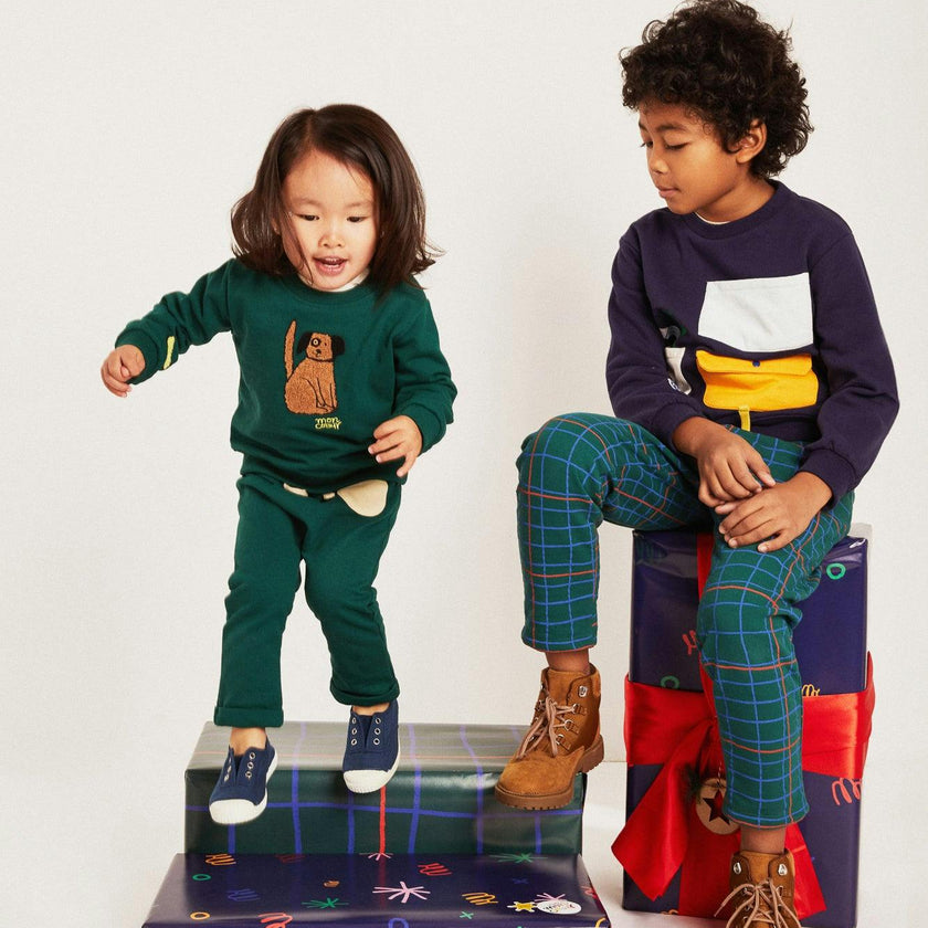 Recycled Cotton Spot Baby Sweatshirt