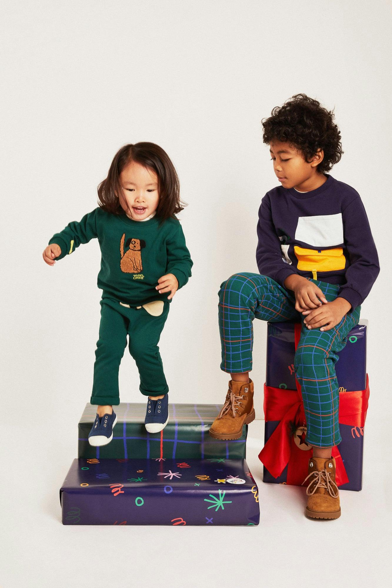 Recycled Cotton Spot Baby Sweatshirt