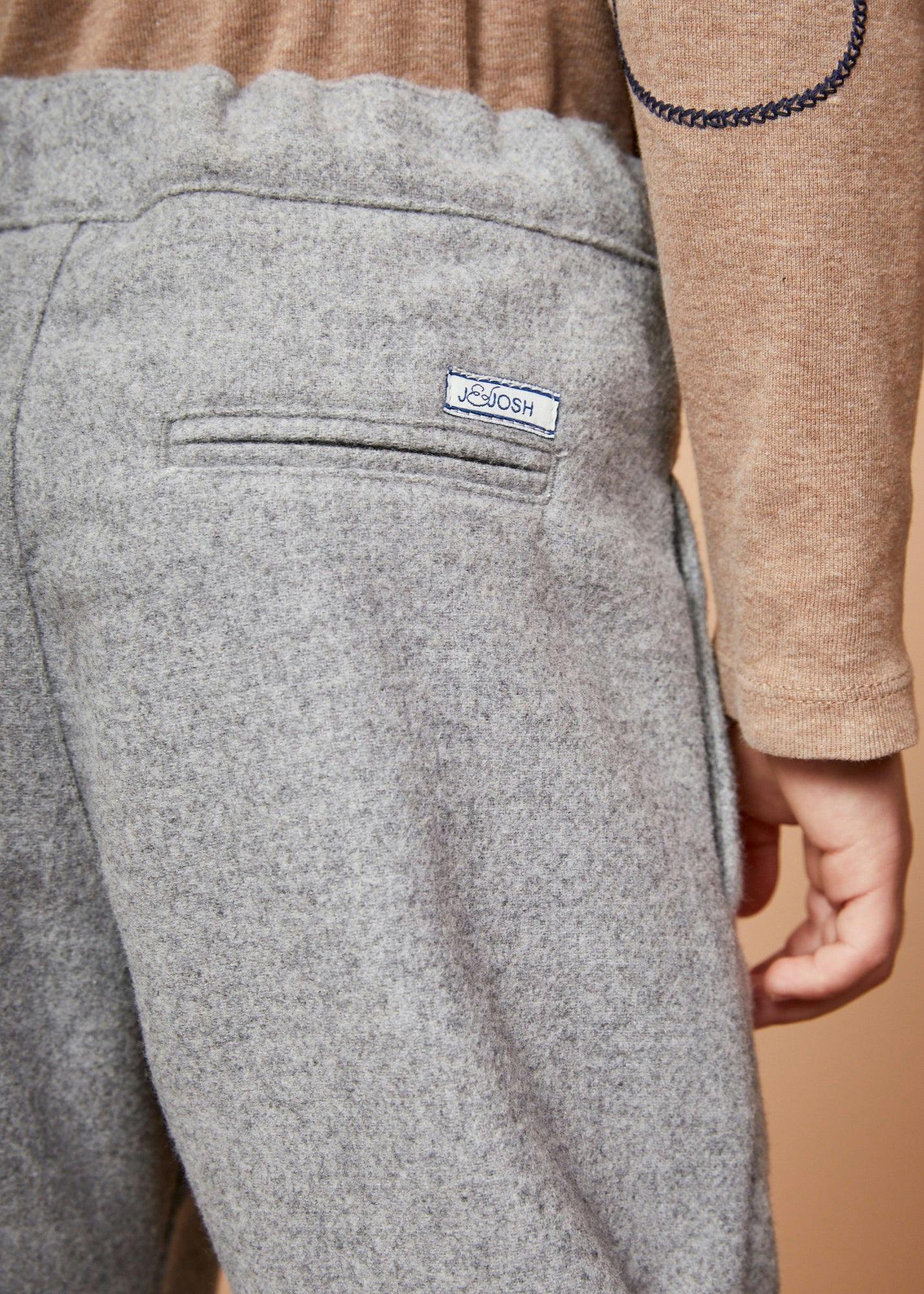 The Light Grey Flannel Jogger Trousers