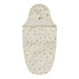 Printed Wrap Terry Towel Mauve/Cream