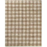 Washable Rug Vichy Marron