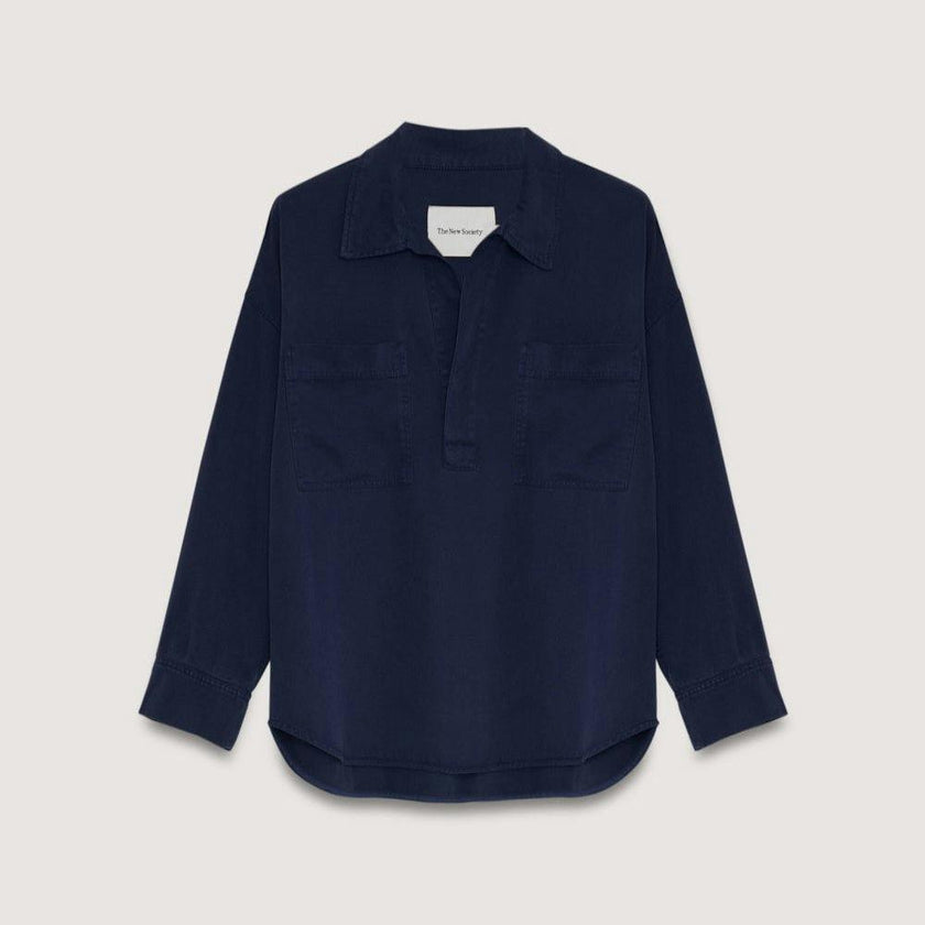 TNS Tencel Woman Shirt Infinite Navy_Sampling