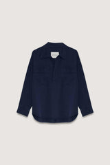 TNS Tencel Woman Shirt Infinite Navy_Sampling