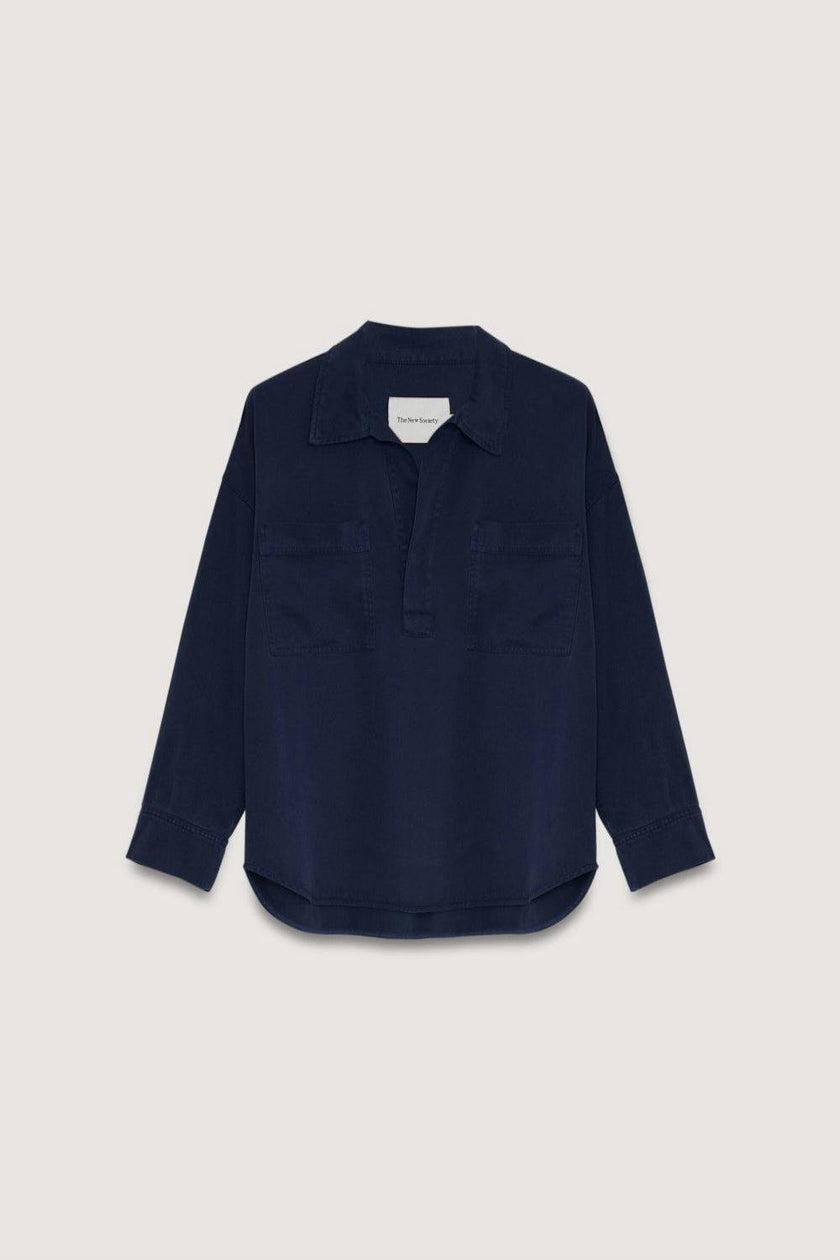 TNS Tencel Woman Shirt Infinite Navy_Sampling