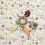 Clementine Fruits & Veggies Soft Plush Activity Ring