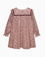 Floral Ruffle Dress in Chive